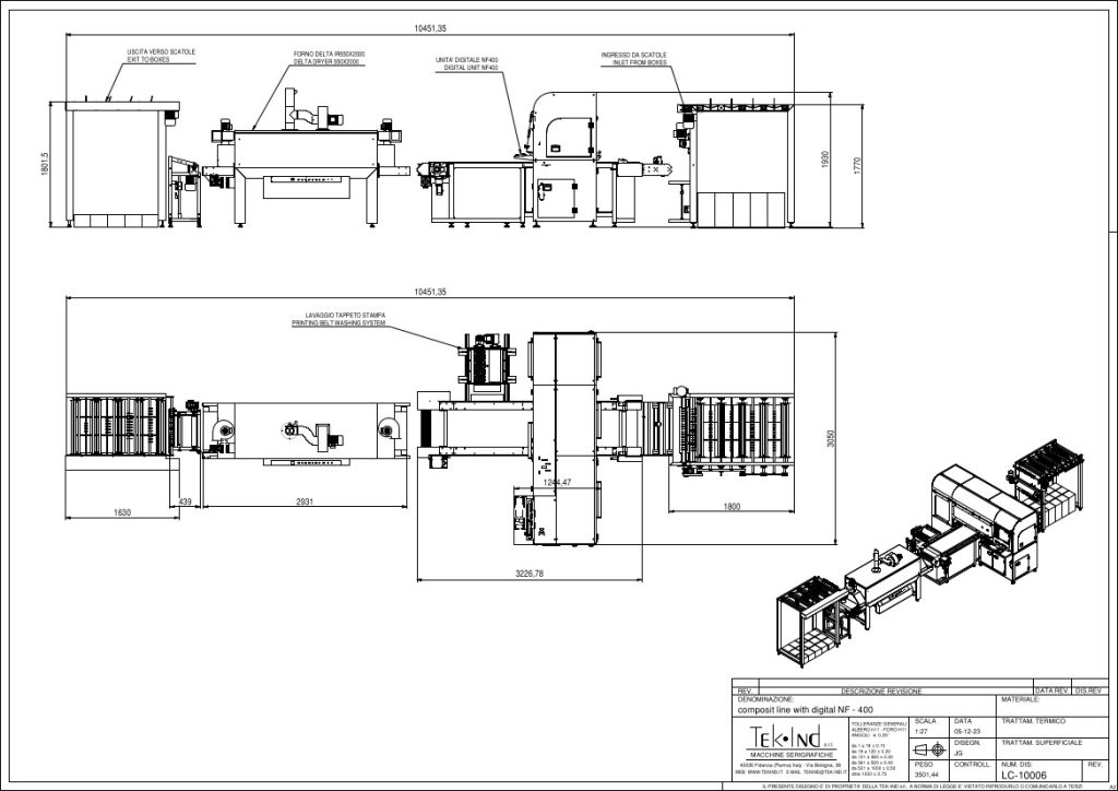 GAMMA NF-400 LINEA DA STAMPA DIGITALE DA SCATOLA A SCATOLA